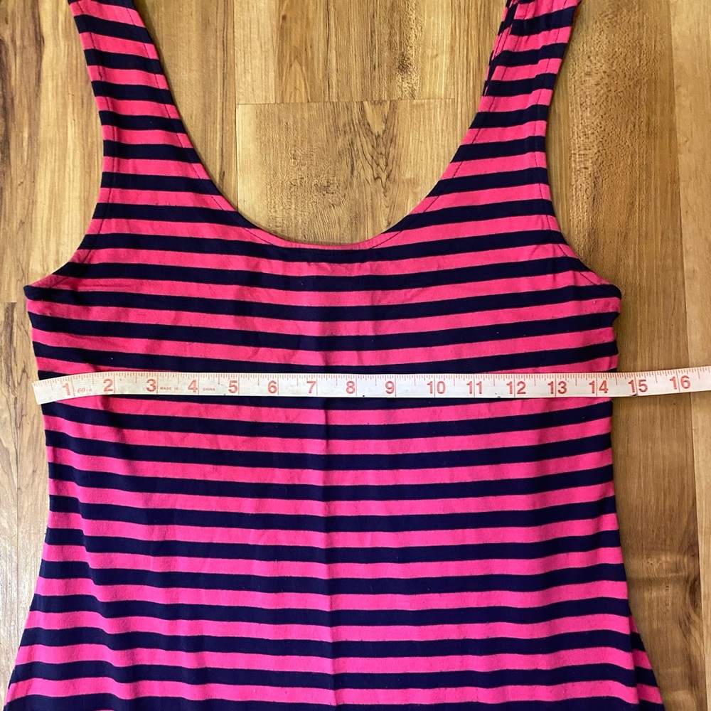 Striped Pink and Black Maxi Dress - Picture 5 of 8